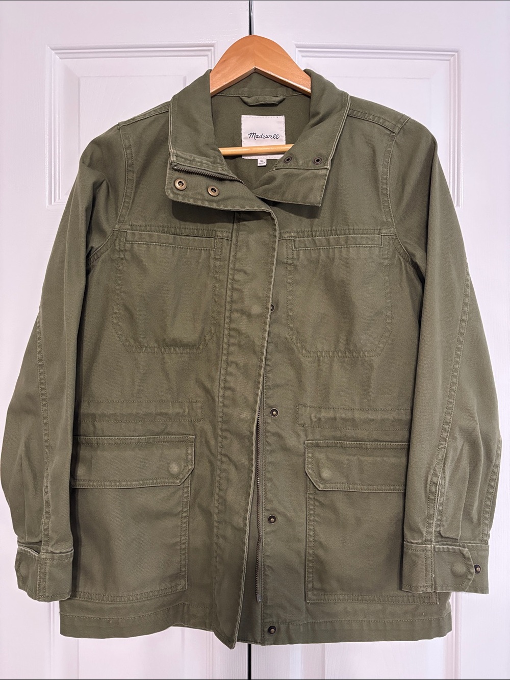 Madewell Olive Utility Field Jacket